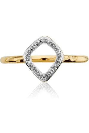 Monica Vinader Riva Mini Kite Stacking Diamond ring