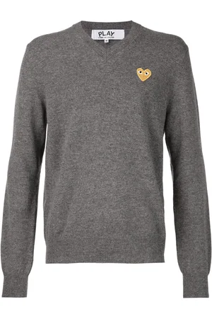 Comme des Garçons Embroidered heart jumper