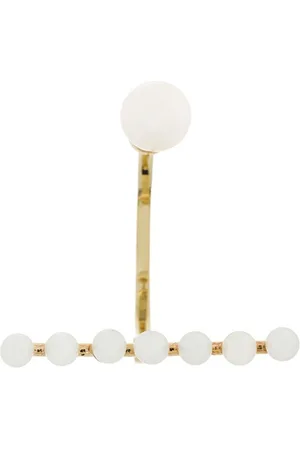 DELFINA DELETTREZ 9kt yellow gold Gold Vein earring