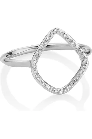 Monica Vinader Riva Diamond Hoop ring