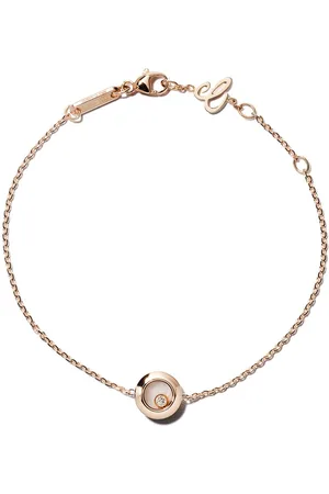 Chopard 18kt rose gold Happy Diamonds Icons bracelet