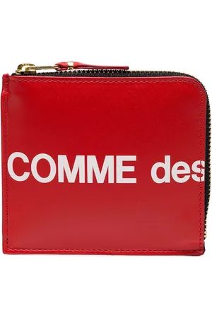 Comme des Garçons Logo-print leather wallet