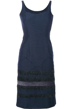 John Galliano Panelled midi dress