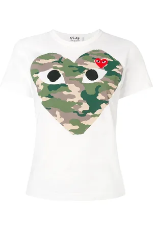 Comme des Garçons Camouflage heart T-shirt