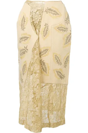 Comme des Garçons 1997 lace panelled skirt