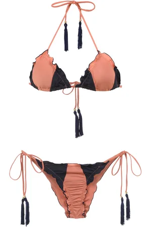 Brigitte Triangle top bikini set