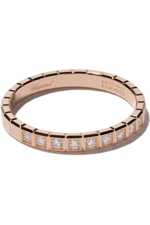 Chopard 18kt rose gold Ice Cube diamond ring