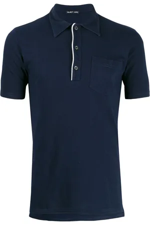 Helmut Lang Contrasting placket polo shirt