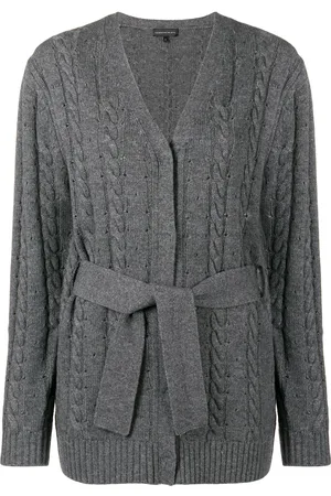 Cashmere In Love Cashmere blend cable knit cardigan