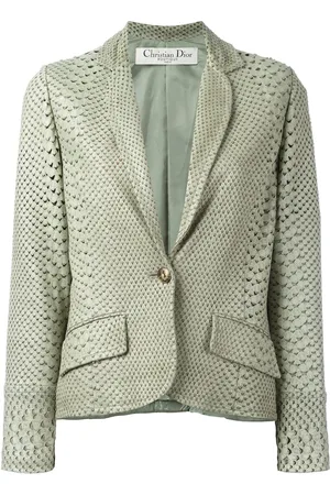 Dior 2000s snakeskin-effect jacket