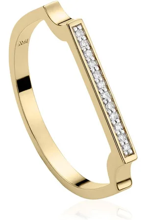 Monica Vinader Signature Thin Diamond ring