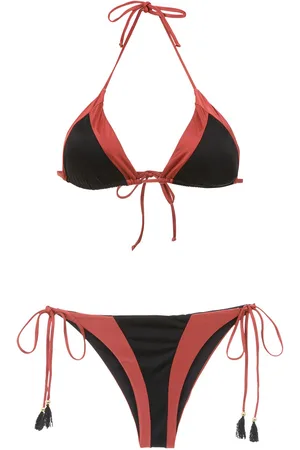 Brigitte Triangle top bikini set