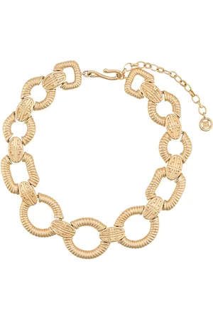 Givenchy 1980s logo link necklace