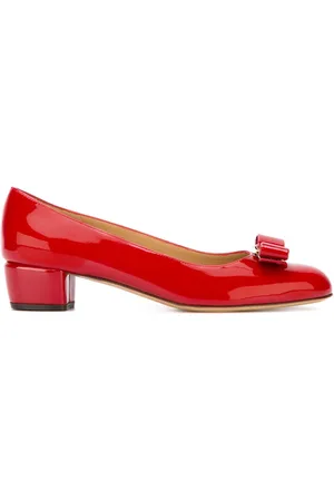 Salvatore Ferragamo Vara bow-detail leather pumps