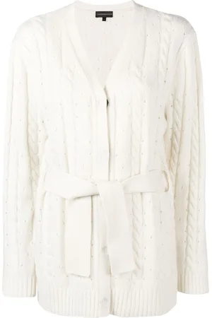 Cashmere In Love Cashmere blend cable knit cardigan