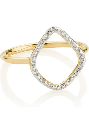 Monica Vinader Riva Diamond Hoop ring