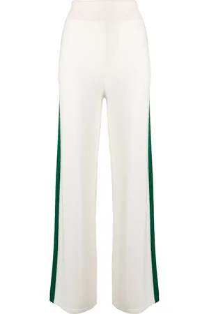Cashmere In Love Cashmere blend side stripe track pants