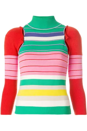 John Galliano Removable sleeves knitted blouse