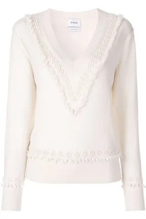 Barrie Romantic Timeless cashmere V neck pullover