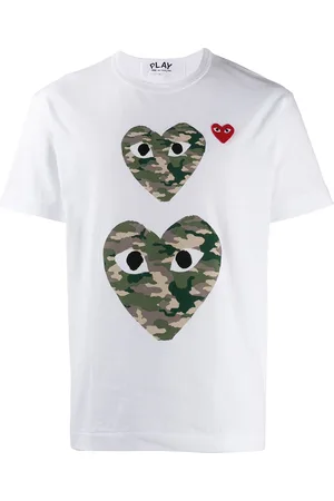 Comme des Garçons Camouflage heart T-shirt