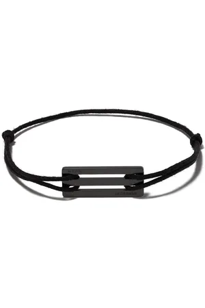 Le Gramme Ceramic cord bracelet