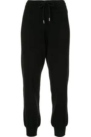 Barrie Drawstring cashmere track pants