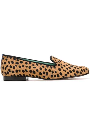 Blue Bird Animal print loafers