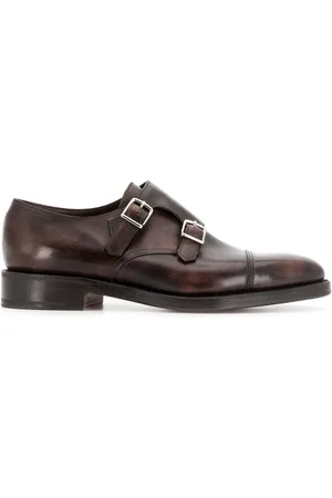 JOHN LOBB Buckle monk shoes