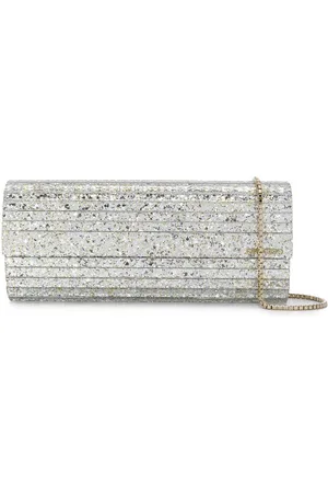 Jimmy Choo Sweetie glitter clutch