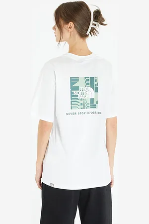 The North Face Tričko Relaxed Redbox Tee White/ Misty L