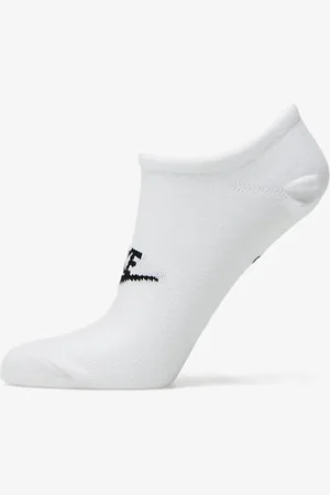 Nike Ponožky Sportswear Everyday Essential No Show Socks 3-Pack White/ Black XL