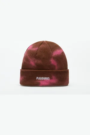 Pleasures Čepice Impact Dyed Beanie Brown/ Pink Universal