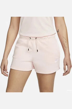 Nike Šortky NSW Essential Fleece High-Rise Shorts French Terry Atmosphere/ White L