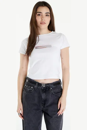 Calvin Klein Tričko Jeans Diffused Box Fitted Short Sleeve Tee L