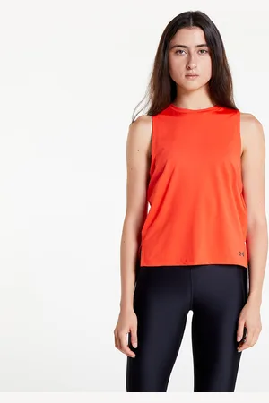 Under Armour Tílko Rush Tank Radio Red/ Iridescent L