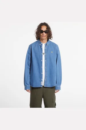 Carhartt Košile L/S Weldon Shirt Blue S