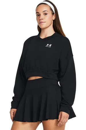 Under Armour Tričko Rival Terry OS Crop Crw S