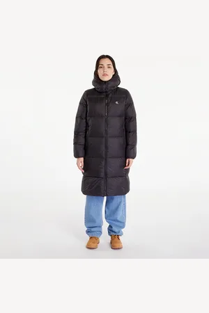 Calvin Klein Bunda Jeans Down Long Puffer Jacket S