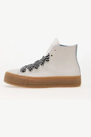 Converse Tenisky Chuck Taylor All Star Lift Platform Suede Vintage White/ Out Of The Blue EUR 37
