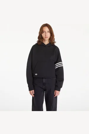 adidas Mikina adidas Neuclassics Hoodie Black/ Cloud White XL