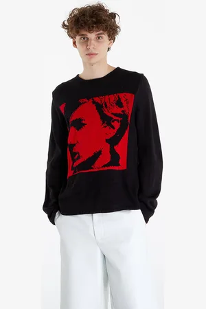 Comme des Garçons Svetr Sweater Black/ Red M
