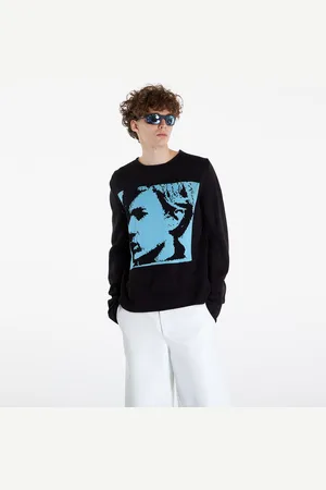 Comme des Garçons Svetr Sweater Black/ Blue L