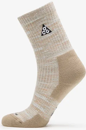 Nike Ponožky ACG Everyday Cushioned Crew Socks 1-Pack Light Bone/ Volt/ Khaki/ Black S