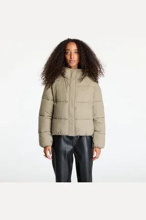 Calvin Klein Bunda Jeans Logo Short Hooded Puffer Jacket L