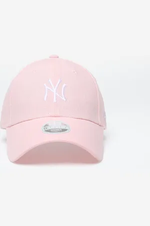 New Era Kšiltovka 9FORTYW MLB Wmns Linen 9Forty New York Yankees Pink Lemonade/ White Universal