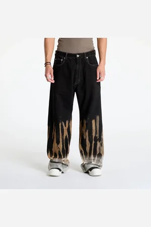 Rick Owens Džíny Denim Geth Jeans Black/ Terra 31