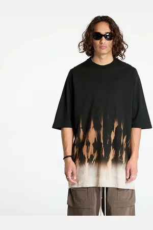Rick Owens Tričko Knit - Jumbo Ss T-Shirt Black/ Terra L