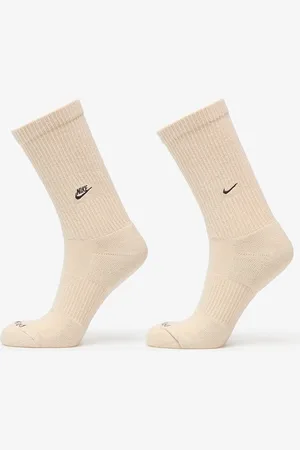 Nike Ponožky Everyday Cushioned Crew Socks 2-Pack Sanddrift/ Earth L