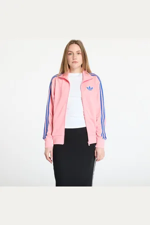 adidas Mikina adidas Firebird Adicolor Classic Loose Tracktop Semi Pink Spark/ Blue L