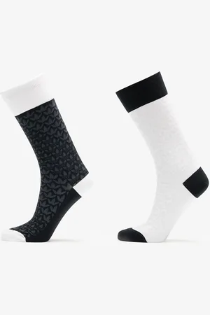 adidas Ponožky adidas Monogram Crew Socks 2-Pack Black/ White L